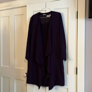 Jones Studio Eggplant Purple Jacket Dress